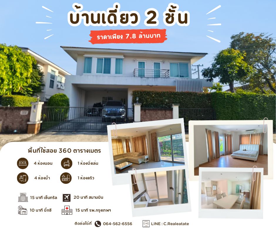 บ้านหรู โครงการวรารมย์เจริญเมือง คุณภาพ Q-House  ต.ต้นเปา อ.สันกำแพง จ.เชียงใหม่