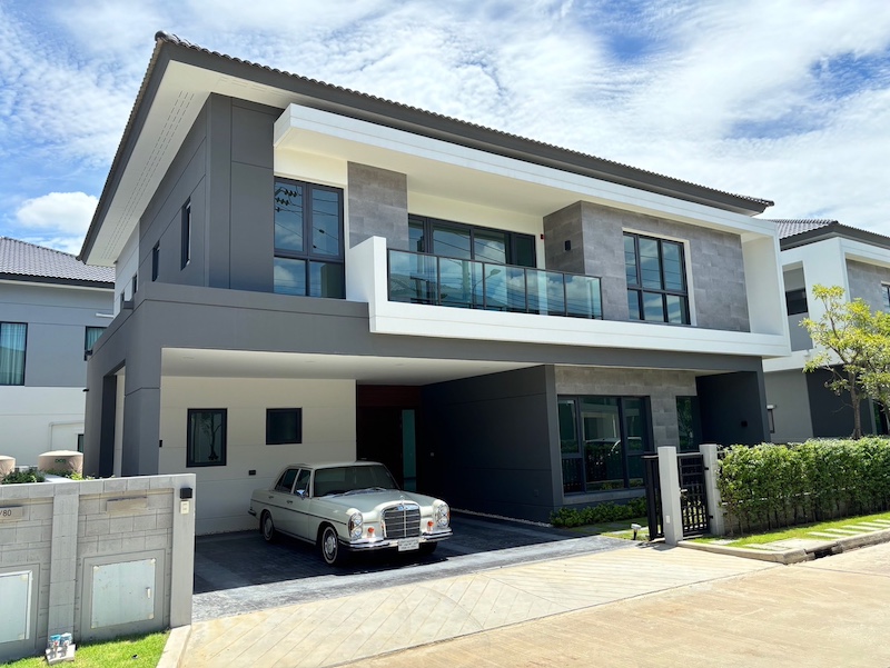 BH3583 ให้เช่าบ้านเดี่ยวสุดหรู THE CITY บางนา (โครงการใหม่) ติดเมกะบางนา ใกล้ทางด่วนและโรงเรียนนานาชาติ
