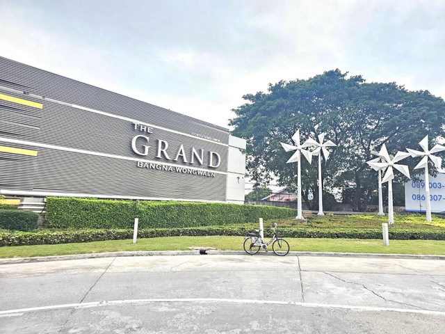 ขายบ้านเดี่ยว The Grand บางนา-วงแหวน หน้าบ้านวิวสวนร่มรื่น อยู่ใกล้เมกาบางนากรุงเทพ