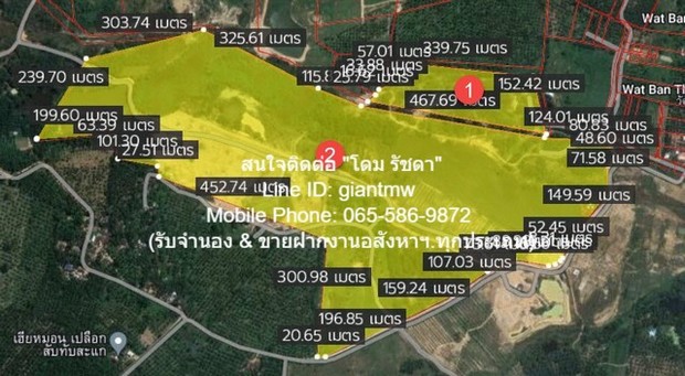 พื้นที่ดิน ืที่ดิน ทับสะแก จ.ประจวบคีรีขันธ์ 15000000 BAHT.  12470 SQ.WA ไม่ไกลจาก อ่างเก็บน้ำบ้านทุ่งตาเค็ท อสังหาริมทรัพย์ดี