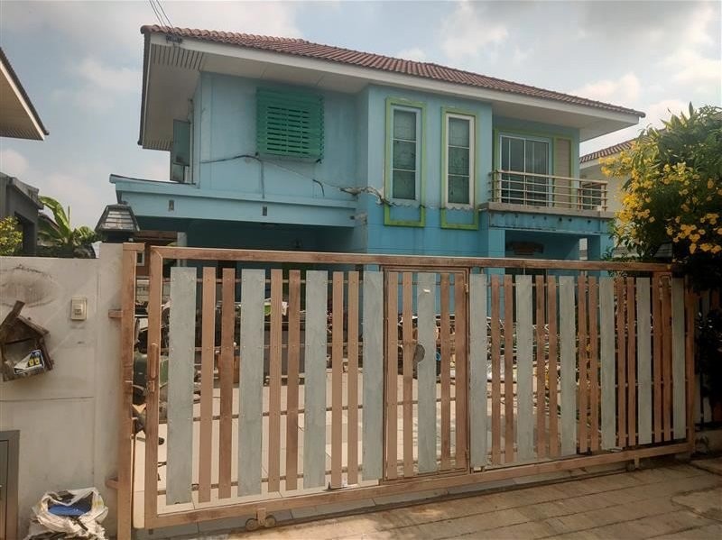 ขายบ้านเดี่ยวมือสอง อำเภอสามพราน จังหวัดนครปฐม โครงการ พรทวี บ้านวิวสวน
